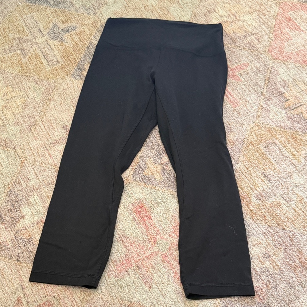 lululemon athletica Black Cropped Pants